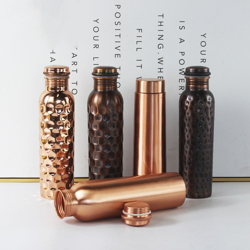 Handmade Brass Portable Water Bottle