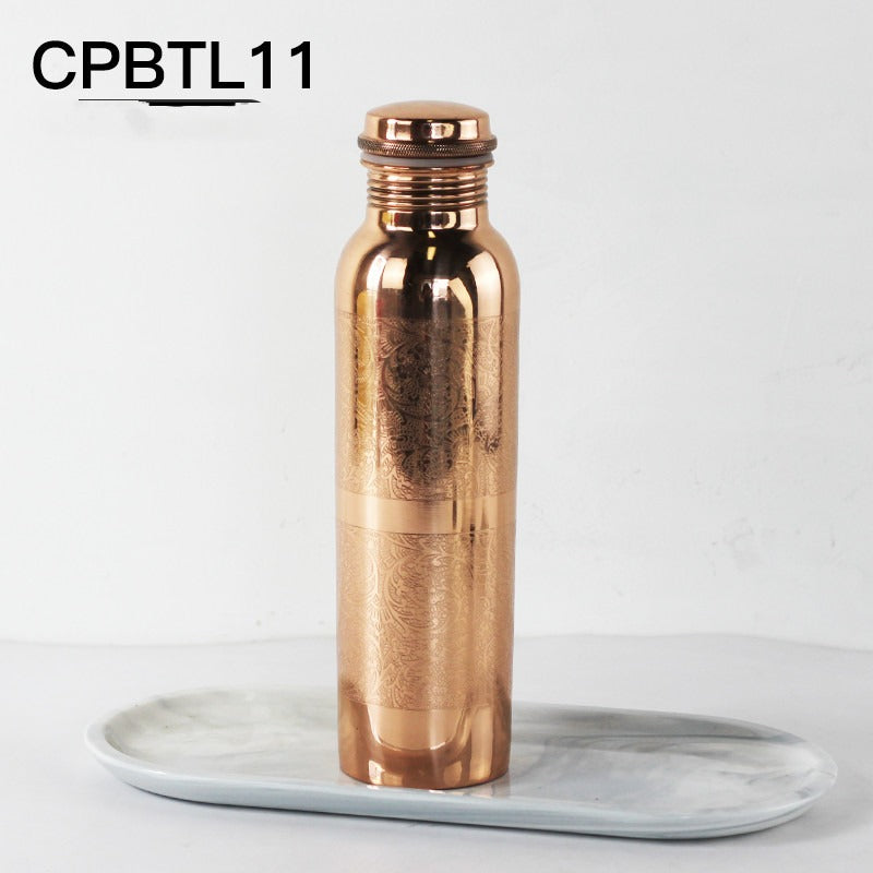 Handmade Brass Portable Water Bottle