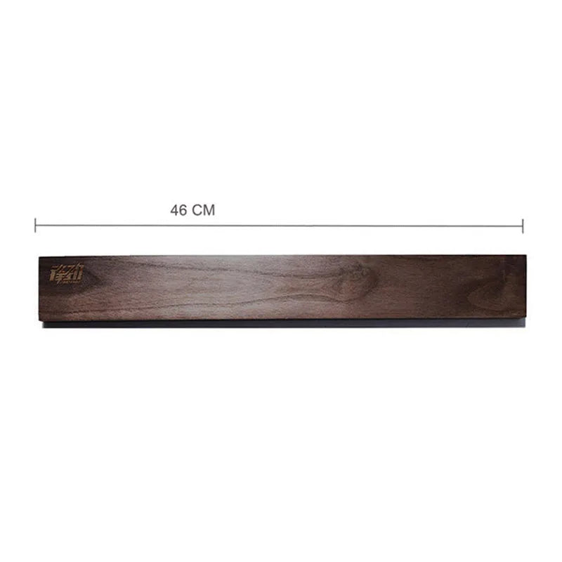 New Design  Powerful Magnetic Knife Strip Handmade Acacia Wood Knives Holder Wall Mount Block 3Pcs 12' 16' 18 Inch Rack