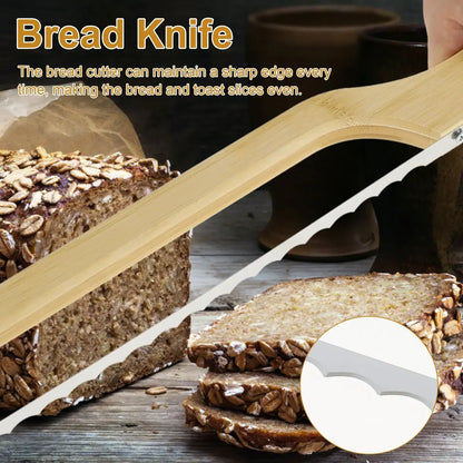 Slice with Precision: The BreadMaster Ultimate Bread Knife for Effortless Bread Cutting