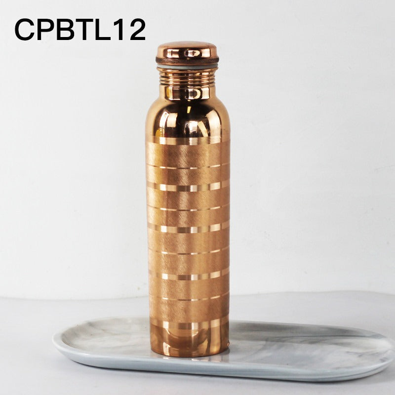 Handmade Brass Portable Water Bottle