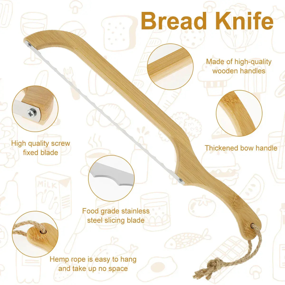 Slice with Precision: The BreadMaster Ultimate Bread Knife for Effortless Bread Cutting